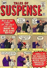 Cover for Tales of Suspense (Marvel, 1959 series) #34