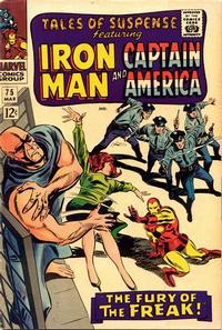 Cover for Tales of Suspense (Marvel, 1959 series) #75