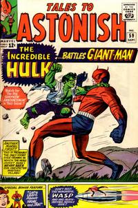 Cover for Tales to Astonish (Marvel, 1959 series) #59