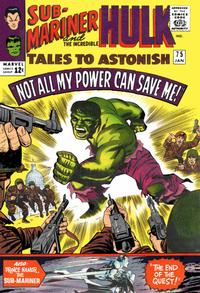 Cover for Tales to Astonish (Marvel, 1959 series) #75