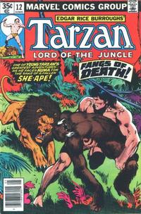Cover for Tarzan (Marvel, 1977 series) #12