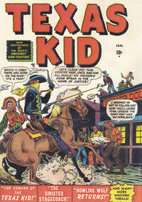 Cover for Texas Kid (Marvel, 1951 series) #1
