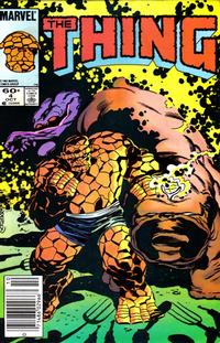 Cover Thumbnail for The Thing (Marvel, 1983 series) #4 [Newsstand]