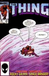 Cover Thumbnail for The Thing (Marvel, 1983 series) #22 [Direct]