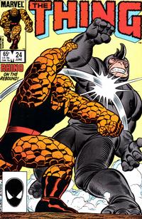 Cover for The Thing (Marvel, 1983 series) #24 [Direct]
