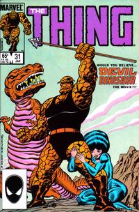 Cover Thumbnail for The Thing (Marvel, 1983 series) #31 [Direct]