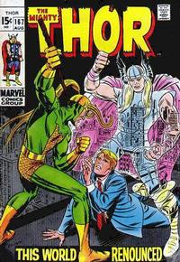 Cover Thumbnail for Thor (Marvel, 1966 series) #167
