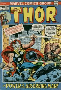 Cover Thumbnail for Thor (Marvel, 1966 series) #206