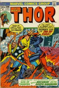 Cover Thumbnail for Thor (Marvel, 1966 series) #208 [Regular Edition]