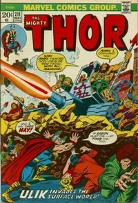 Cover Thumbnail for Thor (Marvel, 1966 series) #211 [Regular Edition]