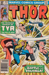 Cover Thumbnail for Thor (Marvel, 1966 series) #312 [Newsstand]