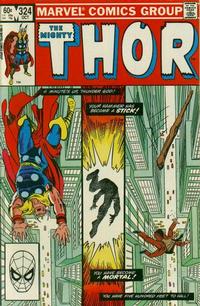Cover for Thor (Marvel, 1966 series) #324 [Direct]