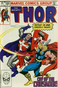 Cover for Thor (Marvel, 1966 series) #330 [Direct]