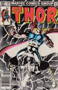 Cover Thumbnail for Thor (Marvel, 1966 series) #334 [Newsstand]
