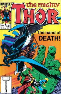 Cover Thumbnail for Thor (Marvel, 1966 series) #343 [Direct]