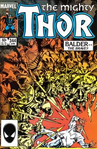 Cover for Thor (Marvel, 1966 series) #344 [Direct]