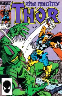 Cover for Thor (Marvel, 1966 series) #358 [Direct]