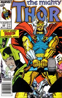 Cover for Thor (Marvel, 1966 series) #382 [Newsstand]
