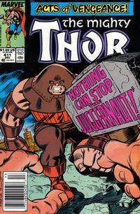 Cover Thumbnail for Thor (Marvel, 1966 series) #411 [Newsstand]