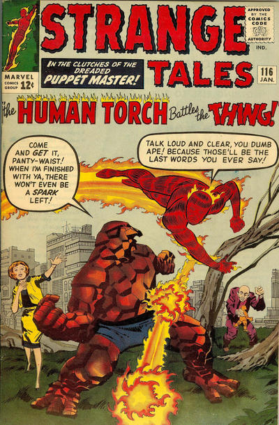Cover for Strange Tales (Marvel, 1951 series) #116