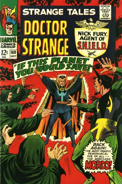 Cover for Strange Tales (Marvel, 1951 series) #160
