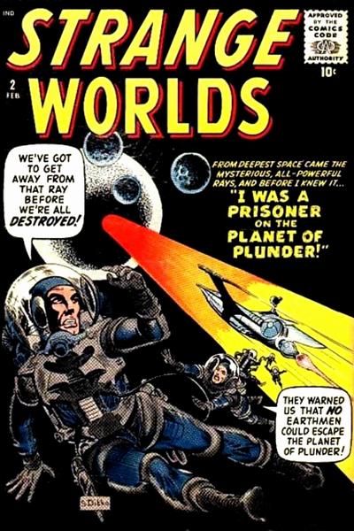 Cover for Strange Worlds (Marvel, 1958 series) #2