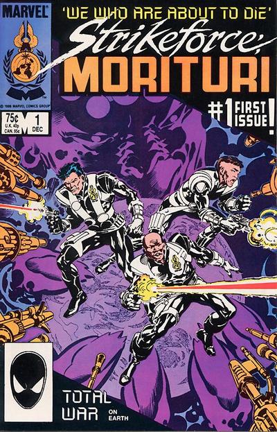Cover for Strikeforce: Morituri (Marvel, 1986 series) #1 [Direct]