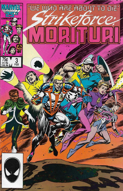 Cover for Strikeforce: Morituri (Marvel, 1986 series) #3 [Direct]