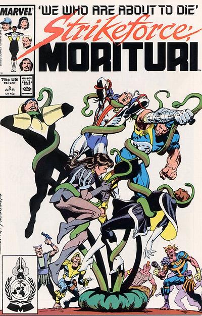 Cover for Strikeforce: Morituri (Marvel, 1986 series) #5 [Direct]