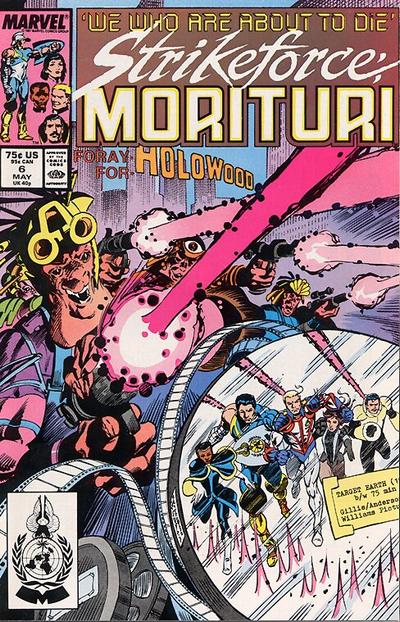 Cover for Strikeforce: Morituri (Marvel, 1986 series) #6 [Direct]