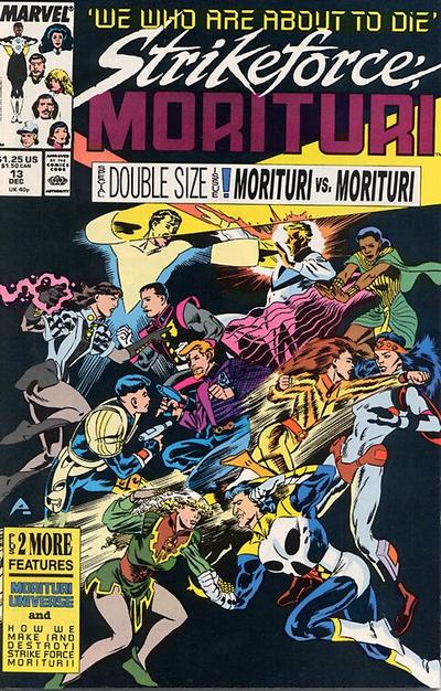 Cover for Strikeforce: Morituri (Marvel, 1986 series) #13