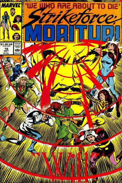 Cover for Strikeforce: Morituri (Marvel, 1986 series) #18