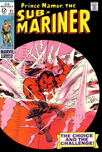 Cover for Sub-Mariner (Marvel, 1968 series) #11