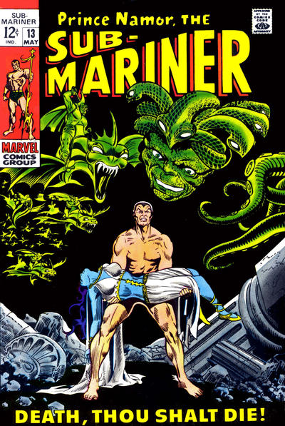 Cover for Sub-Mariner (Marvel, 1968 series) #13