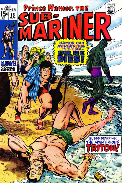Cover for Sub-Mariner (Marvel, 1968 series) #18