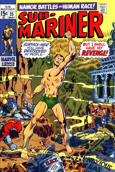 Cover for Sub-Mariner (Marvel, 1968 series) #25