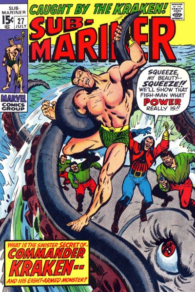 Cover for Sub-Mariner (Marvel, 1968 series) #27