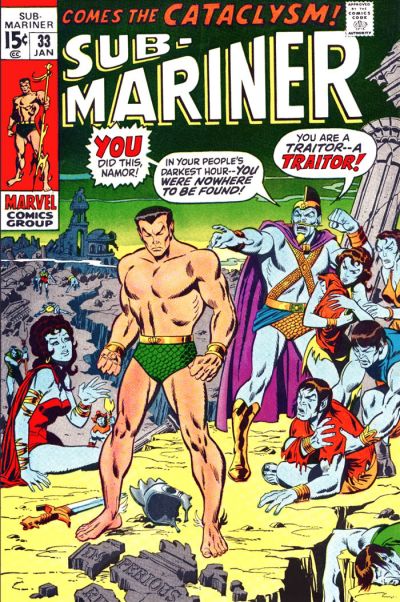 Cover for Sub-Mariner (Marvel, 1968 series) #33