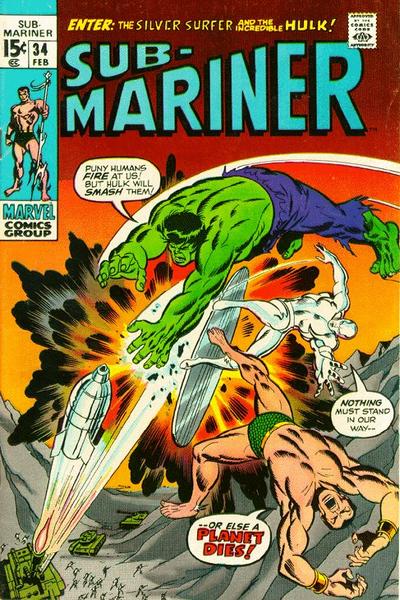 Cover for Sub-Mariner (Marvel, 1968 series) #34