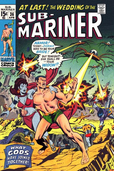 Cover for Sub-Mariner (Marvel, 1968 series) #36