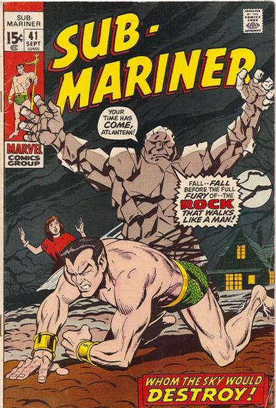 Cover for Sub-Mariner (Marvel, 1968 series) #41