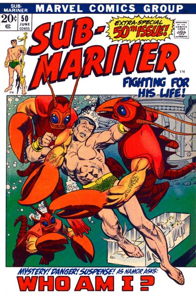 Cover for Sub-Mariner (Marvel, 1968 series) #50