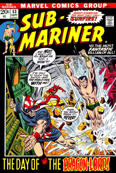 Cover for Sub-Mariner (Marvel, 1968 series) #53