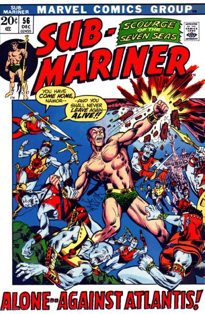 Cover for Sub-Mariner (Marvel, 1968 series) #56