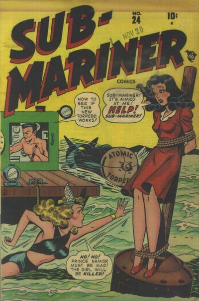 Cover for Sub-Mariner Comics (Marvel, 1941 series) #24