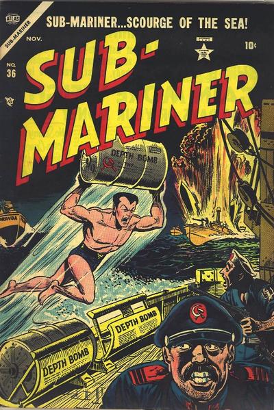 Cover for Sub-Mariner (Marvel, 1954 series) #36