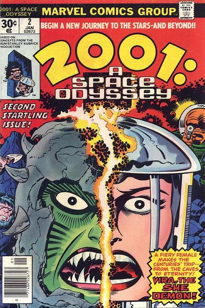 Cover for 2001, A Space Odyssey (Marvel, 1976 series) #2 [Regular Edition]