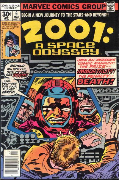 Cover for 2001, A Space Odyssey (Marvel, 1976 series) #6 [Regular Edition]