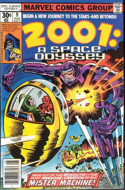 Cover for 2001, A Space Odyssey (Marvel, 1976 series) #9 [30¢]