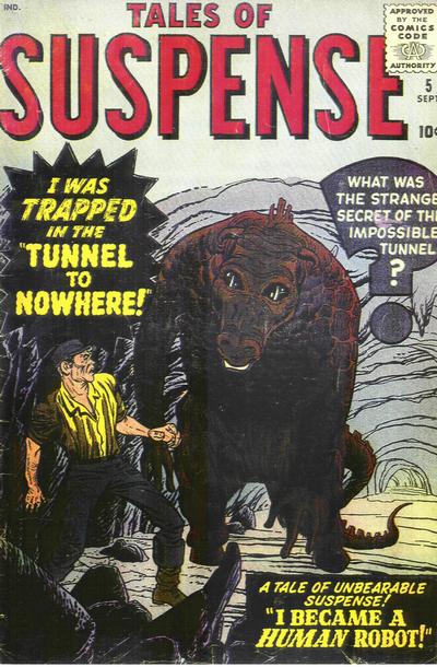 Cover for Tales of Suspense (Marvel, 1959 series) #5